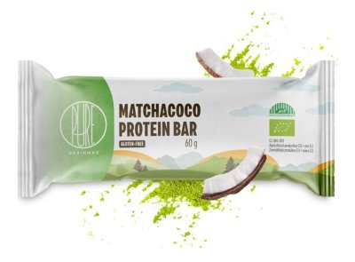 BrainMax® Pure Protein Bar 60 g matchacoco