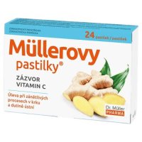 Müllerovy pastilky se zázvorem 24ks ZP