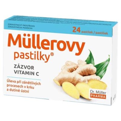 Müllerovy pastilky se zázvorem 24ks ZP
