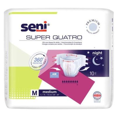 SENI SUPER QUATRO MEDIUM KALHOTKY ABSORPČNÍ PRODYŠNÉ EXTRA SAVÉ, BOKY 75-11 SENI SUPER QUATRO MEDIUM KALHOTKY ABSORPČNÍ PRODYŠNÉ EXTRA SAVÉ, BOKY 75-11