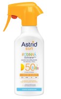 Astrid SUN rodinné opalovací mléko sprej SPF50 270ml Astrid SUN rodinné opalovací mléko sprej SPF50 270ml
