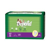 DEPEND plenkové kalhotky Flex Super Plus L 14ks DEPEND plenkové kalhotky Flex Super Plus L 14ks