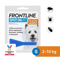 Frontline Spot On Dog S 2-10 kg pipeta 1x0,67 ml