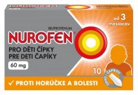NUROFEN PRO DĚTI 60MG čípek 10