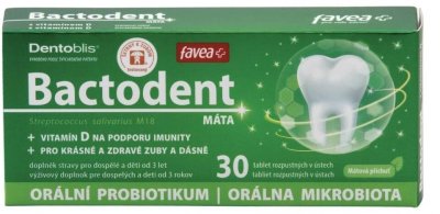 Favea Bactodent Máta tbl.30