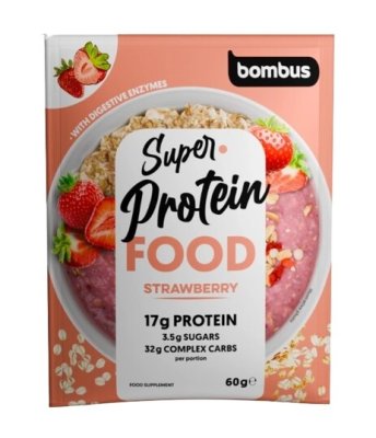 bombus Super Protein Food strawbery 60g bombus Super Protein Food strawbery 60g
