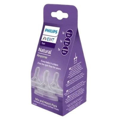 Philips AVENT Savička Natural Response mix 3ks
