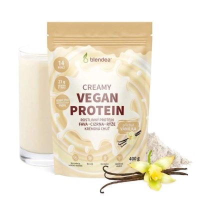 Blendea Vegan Protein Creamy vanilka 400g