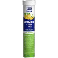 Maxi Vita Vitamin C+zinek+šípek citron tbl.eff.20 Maxi Vita Vitamin C+zinek+šípek citron tbl.eff.20