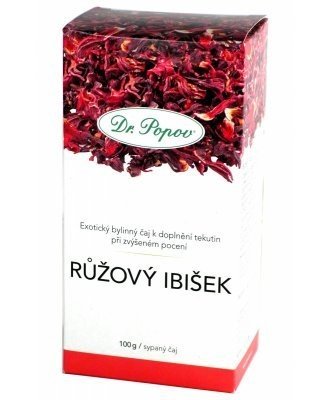 Dr. Popov Růžový ibišek sypaný čaj 100 g