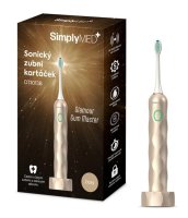 SimplyMed Sonický zubní kartáček DT1013B zlatý SimplyMed Sonický zubní kartáček DT1013B zlatý