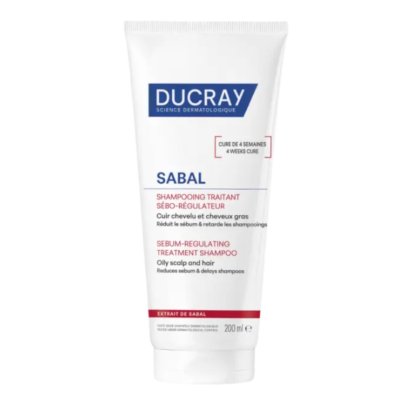 DUCRAY Sabal Šampon regulující tvorbu mazu 200ml