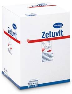 KOMPRESY KOMBINOVANÉ SAVÉ ZETUVIT STERILNÍ, 20X20CM 15X1KS