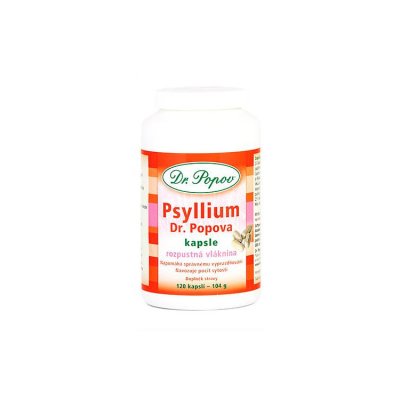 Dr. Popov Psyllium 120 kapslí