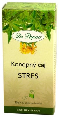 Dr.Popov Čaj konopný Stres 20x1.5g