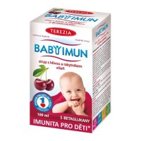 Terezia BABY IMUN s hlívou a rakytníkem příchuť višeň sirup 100 ml