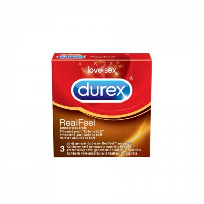 Durex Kondomy Real Feel 3 ks