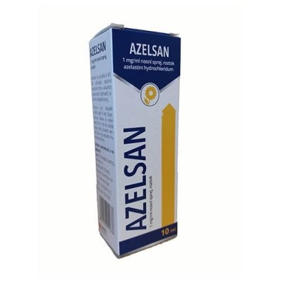 AZELSAN 1MG/ML nosní podání SPR SOL 1X10ML AZELSAN 1MG/ML nosní podání SPR SOL 1X10ML