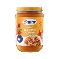 Sunar příkrm Kuskus se zeleninou a kuřetem od ukon.6m+ 190g