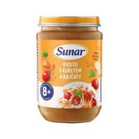 Sunar příkrm Rizoto s kuřet.+rajč.od ukon.8m+ 190g