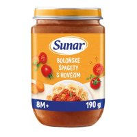 Sunar příkrm Boloňské špag.s hověz.od ukon.8m+190g