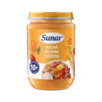 Sunar příkrm Dušená zelen.s čoč.od ukon.10m+ 190g