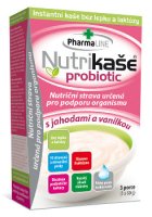 Nutrikaše probiotic s jahodami a vanilkou 3x60 g