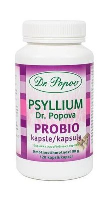 Dr. Popov Psyllium Probio 120 kapslí
