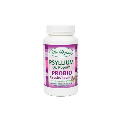 Dr. Popov Psyllium Probio 120 kapslí