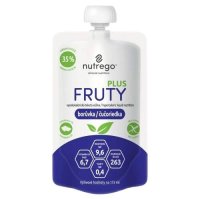 NUTREGO FRUTY PLUS BORŮVKA POR SOL 4X175ML
