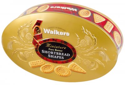Walkers Mini máslové sušenky dóza 175g