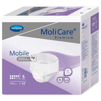 MoliCare Mobile 8 kapek vel. S inkontinenční kalhotky 14 ks