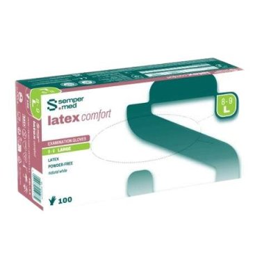 Rukavice vyš.Sempermed LatexComfort nepudr.L/100ks
