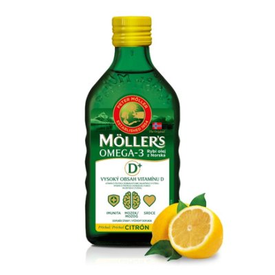 Mollers Omega 3 dospělí 50+ 250 ml