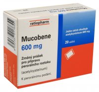 MUCOBENE 600MG perorální GRA SOL SCC 20