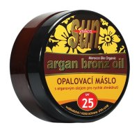 SunVital Argan Bronz Oil opalovací máslo SPF25 200 ml