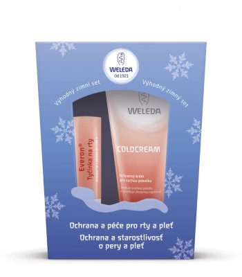 Weleda Zimní set Coldcream 30ml + tyčinka na rty Everon