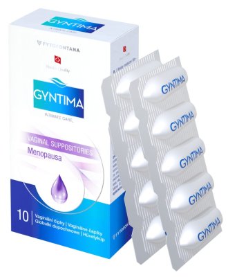 Fytofontana Gyntima vaginál. čípky Menopausa 10ks