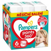 Plenkové Kalhotky Pampers Pants Velikost 6 X132ks, 15kg+