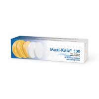 MAXI-KALZ 500 500MG šumivá tableta 20