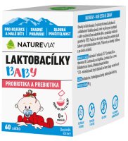 Swiss NatureVia Laktobacílky baby 60 sáčků