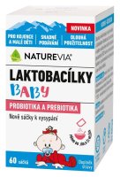 Swiss NatureVia Laktobacílky baby 60 sáčků