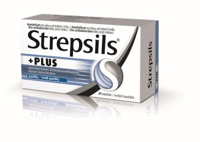 STREPSILS PLUS 0,6MG/1,2MG/10MG pastilka 24