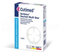 Cutimed Sorbion Multi Star superabsorpční krytí průměr 14cm 10ks Cutimed Sorbion Multi Star superabsorpční krytí průměr 14cm 10ks