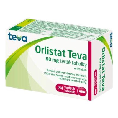 ORLISTAT TEVA 60 MG - 60MG CPS DUR 6X14 I