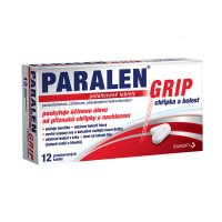 PARALEN GRIP CHŘIPKA A BOLEST 500MG/25MG/5MG potahované tablety 12 I
