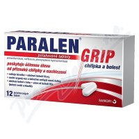 PARALEN GRIP CHŘIPKA A BOLEST 500MG/25MG/5MG potahované tablety 12 I