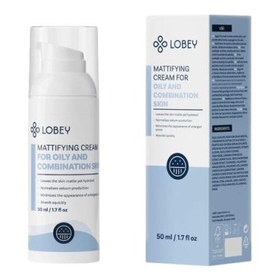LOBEY Matující krém na mastnou a smíšenou pleť 50ml
