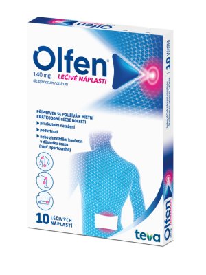 OLFEN 140 MG LÉČIVÉ NÁPLASTI - 140MG EMP MED 10 OLFEN 140 MG LÉČIVÉ NÁPLASTI - 140MG EMP MED 10