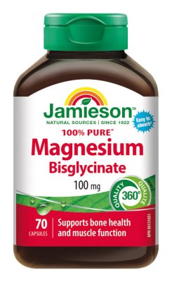 JAMIESON Hořčík bisglycinát 100mg cps.70